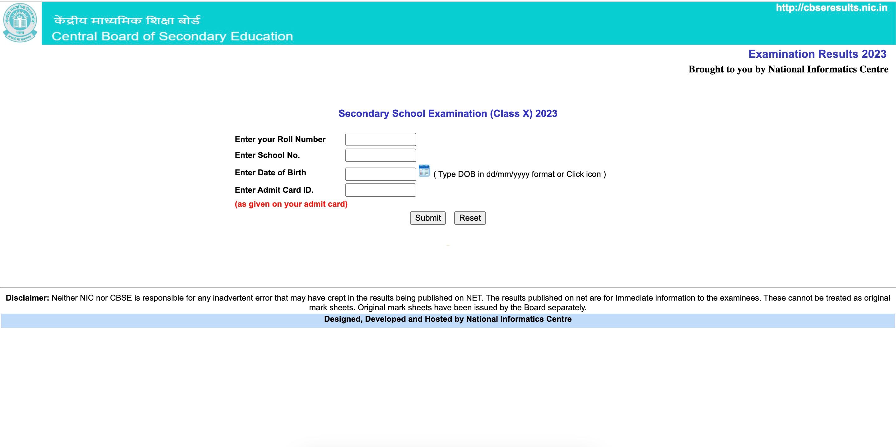 CBSE Class 10th Result Announced