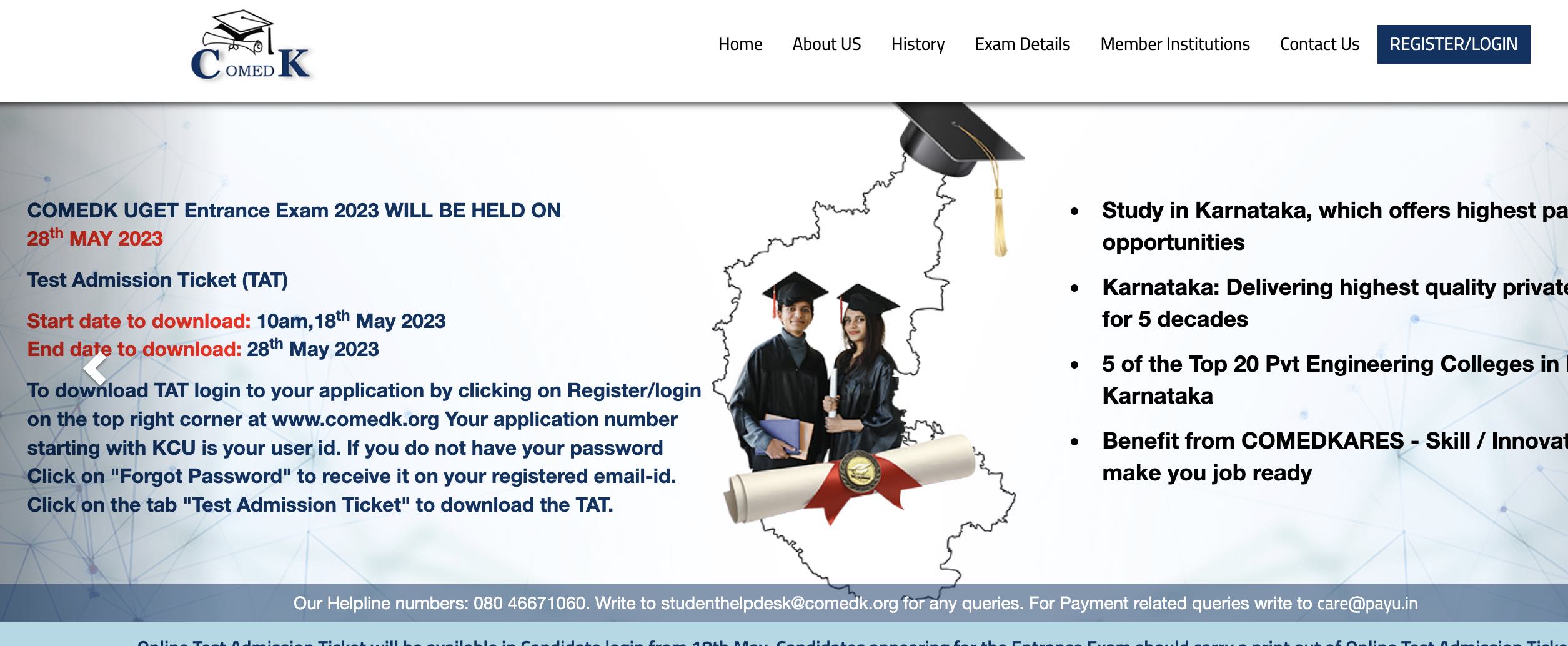 COMEDK 2023 Admit Card Is Released