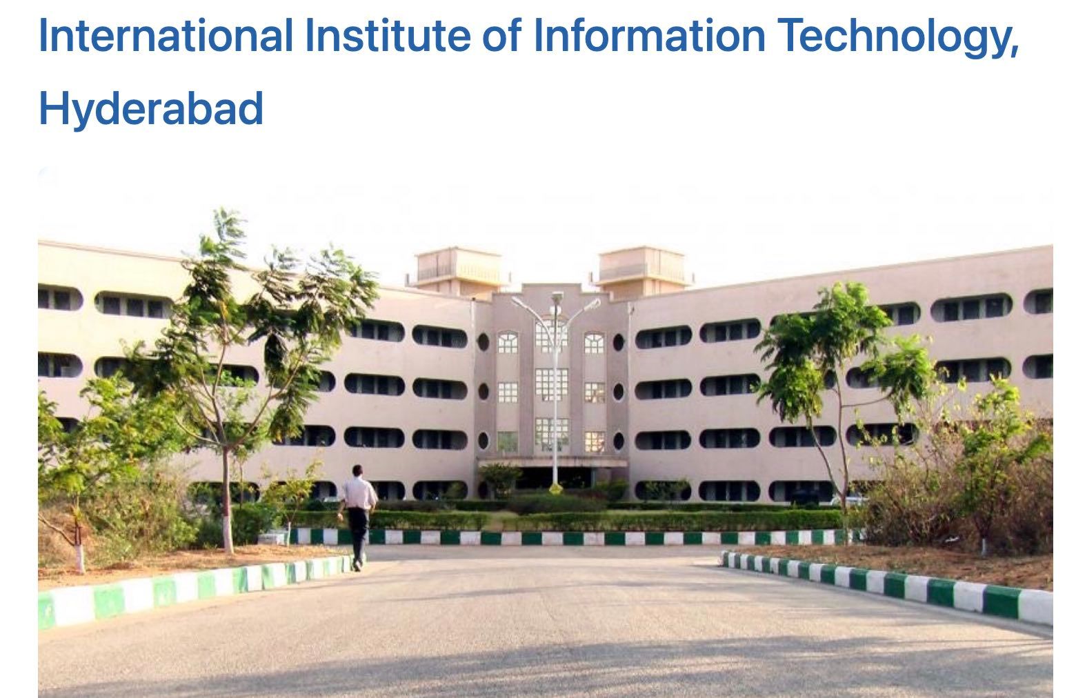 Reminder : 28th May Is The Last Date To Apply To IIIT Hyderabad Through JEE MAIN